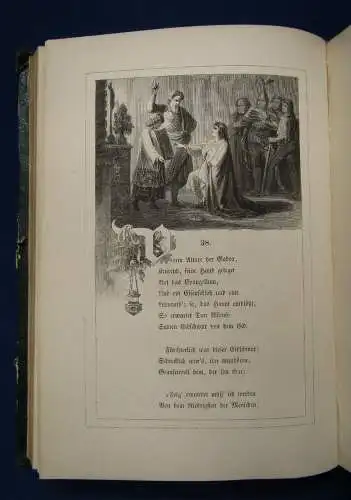 Herder Der Eid nach spanischem Romanzen 1838 Handzeichnungen Belletristik js