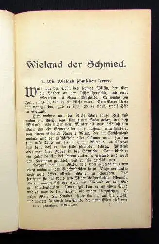 Klee Die deutschen Heldensagen Volksausgabe um 1900 Literatur Sagen Märchen