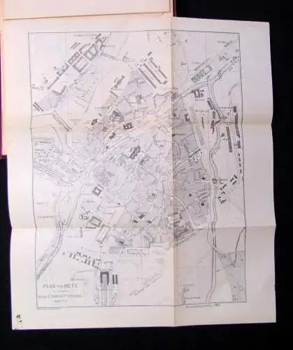 Kothe Wanderbuch Lothringen 1907 120 Wanderungen Landeskunde Ortskunde Selten