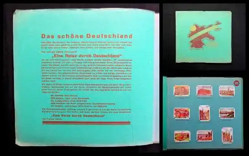 Sammelbilderalbum geg "Eine neue Reise durch Deutschland" 72 Zigarettenbilder