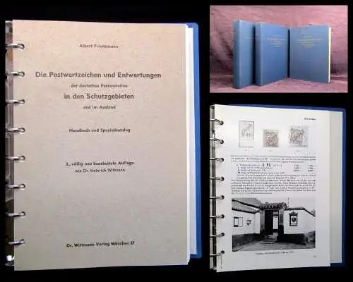 Die Postwertzeichen und Entwertungen der deutschen Postanstalten 3 Bde.1967-1969