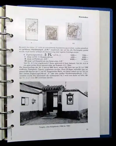 Die Postwertzeichen und Entwertungen der deutschen Postanstalten 3 Bde.1967-1969