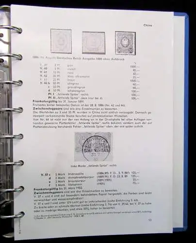 Die Postwertzeichen und Entwertungen der deutschen Postanstalten 3 Bde.1967-1969