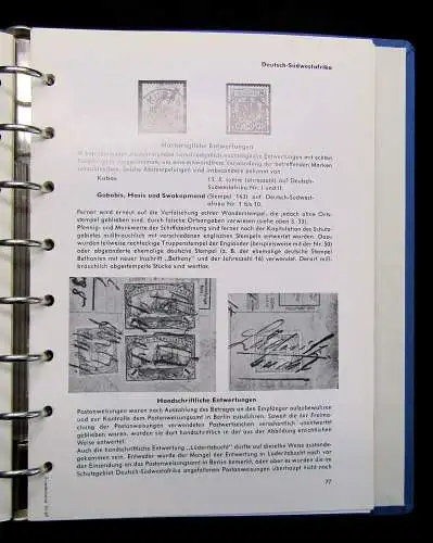 Die Postwertzeichen und Entwertungen der deutschen Postanstalten 3 Bde.1967-1969