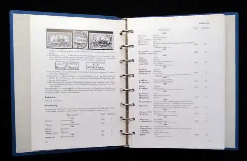 Die Postwertzeichen und Entwertungen der deutschen Postanstalten 3 Bde.1967-1969