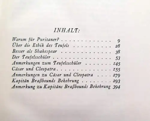 Shaw Bernard Dramatische Werke in sieben Bänden um 1920 Belletristik Lyrik