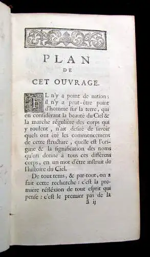 Pluche Noel Histoire du Ciel 2 Teile in 2 Bde 1742 Philosophie Geschichte