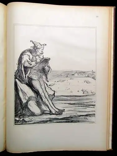 Honore Daumier 3 Bde. Lithographien + 1Bd. Holzschnitte komplett 1828- 1872