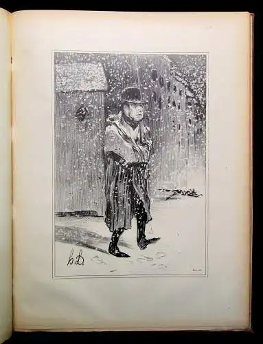 Honore Daumier 3 Bde. Lithographien + 1Bd. Holzschnitte komplett 1828- 1872