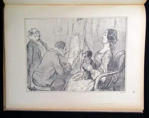 Honore Daumier 3 Bde. Lithographien + 1Bd. Holzschnitte komplett 1828- 1872