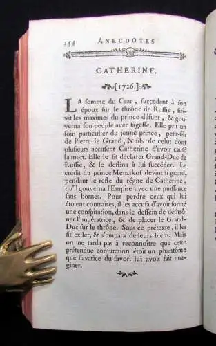 La Croix; Hornot; La Place Anecdotes du Nord comprenant  la Suede (...) 1770