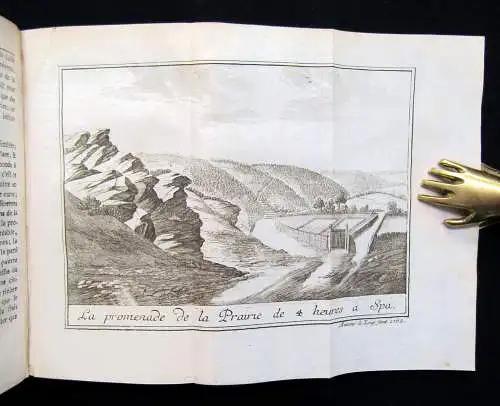 Limbourg, Jean Philippe de Nouveaux amusements des eaux de Spa 1763 Balneologie