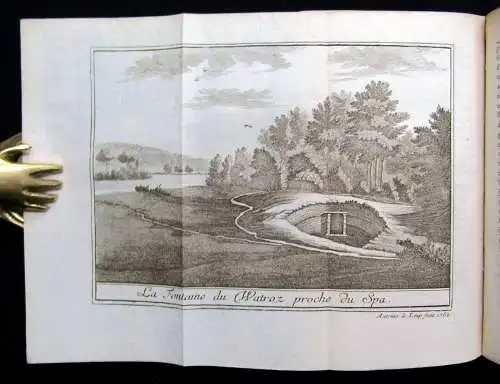 Limbourg, Jean Philippe de Nouveaux amusements des eaux de Spa 1763 Balneologie