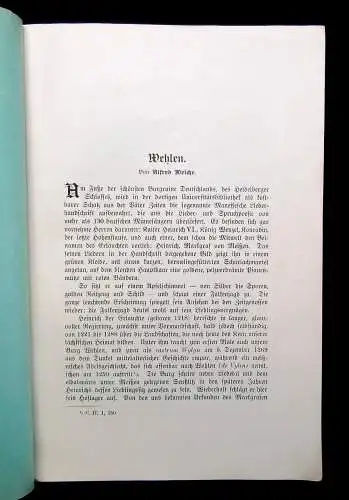 Prof. Dr. A. Meiche Wehlen 1907 Separat-Abdruck Ortskunde Sächsische Schweiz