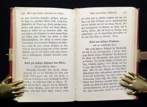 Weg zum Pater im Himmel Katholisches Gebet- und Erbauungsbuch Ehre Gottes 1880