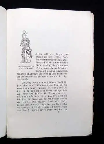 Happel Die Burgen in Burgen Niederhessen und dem Werragebiet 1903 Ortskunde