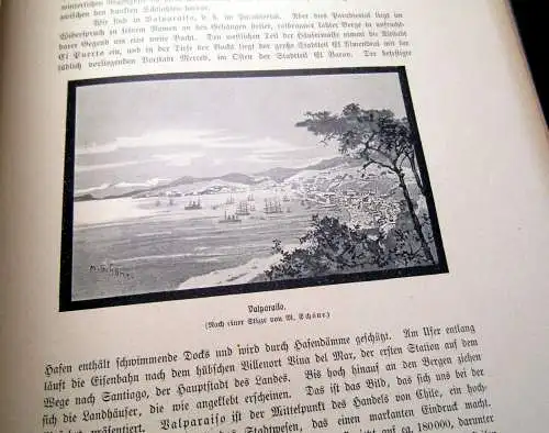 Gisbert,Tanera Reise um die Erde 2 Bde. 1905 mit Illustrationen Erzählungen