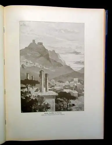 Gisbert,Tanera Reise um die Erde 2 Bde. 1905 mit Illustrationen Erzählungen