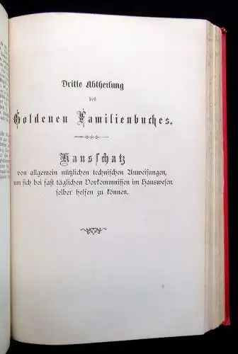 Häuslicher Rathgeber in allen Fragen des praktischen Lebens um 1890 selten