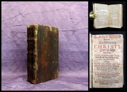 Kempen Von der Nachfolgung Christi Vier Bücher von wegen vieler in bisherigen