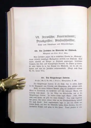 Meiche Sagenbuch des Königreichs Sachsen Original-Ausgabe 1903 Literatur