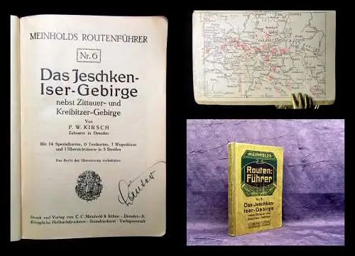 Kirsch Meinholds Routenführer Das Jeschken-Iser-Gebirge um 1900 Guide