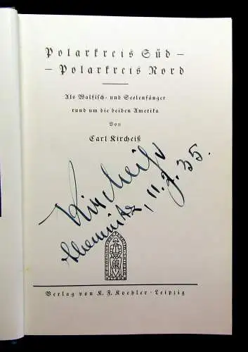 Kircheiß Polarkreis Süd Polarkreis Nord um 1930 handsigniert Geschichte