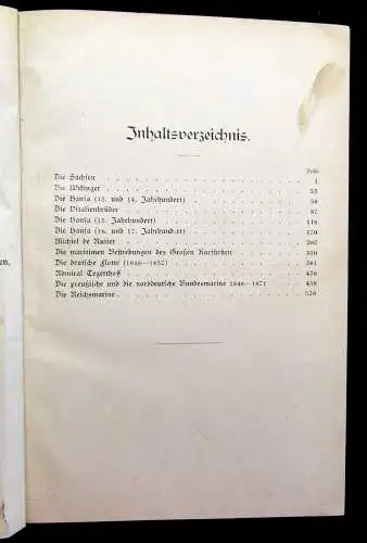 Werner Bilder aus der deutschen Seekriegsgeschichte 1899 165 Abb. Militaria