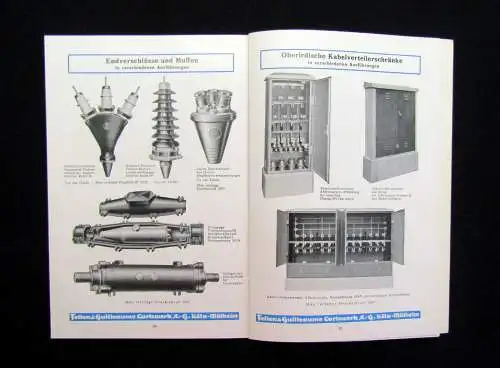 Felten&Guilleaume Reinaluminium u.a. Katalog Stromleitungen um 1940 Selten