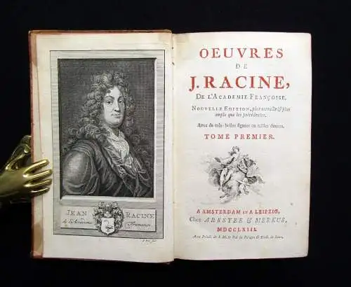 Racine Oeuvres de J. Racine, de l'Academie Francoise. Nouvelle Edition - 3 Bde