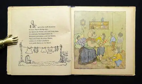 Grehl Der Wettlauf zwischen dem Hasen und dem Igel 1946 Kinderbuch Literatur