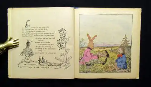 Grehl Der Wettlauf zwischen dem Hasen und dem Igel 1946 Kinderbuch Literatur