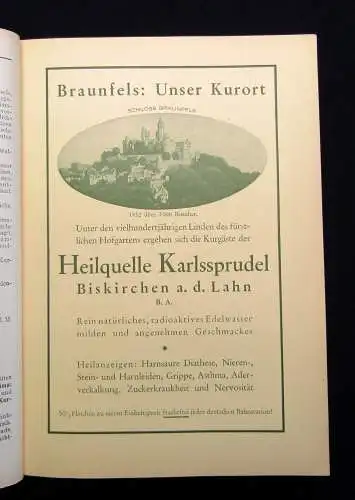 Bäder-Almanach 17. Ausgabe 1882-1933 europ. Bäder Luftkurorte u Heilanstalten