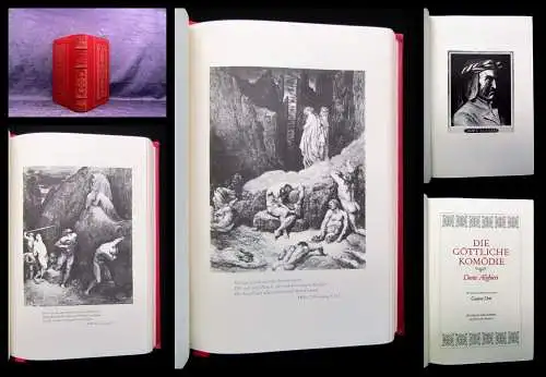 Die göttliche Komödie Dante Alighieri Illustrationen von Gustav Dore 1982