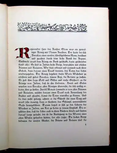 Wegener Bidpai Das Buch der Beispiele alter Weißen 1926 Fabel Novellensammlung