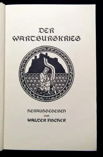 Wartburg Jahrbuch 1934  Zwölftes Heft der Freunde der Wartburg e.V. Eisenach