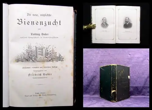 Huber, Ludwig Die neue, nützlichste Bienenzucht 1913 Naturwissenschaft Biologie