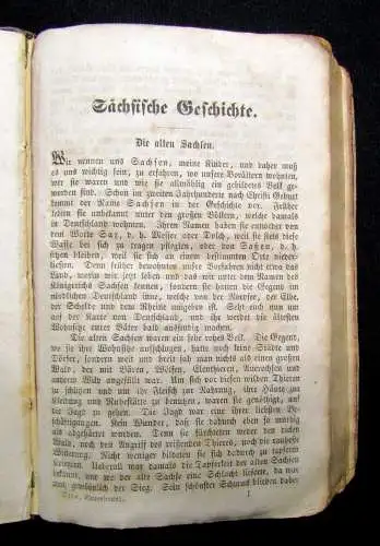 Otto Der Sächsische Kinderfreund ein Lesebuch für Stadt- und Landschulen 1860