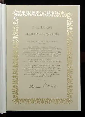 Heilige Schrift Albertus-Magnus Bibel Altes+Neues Testament 1991 schöner HLdr.