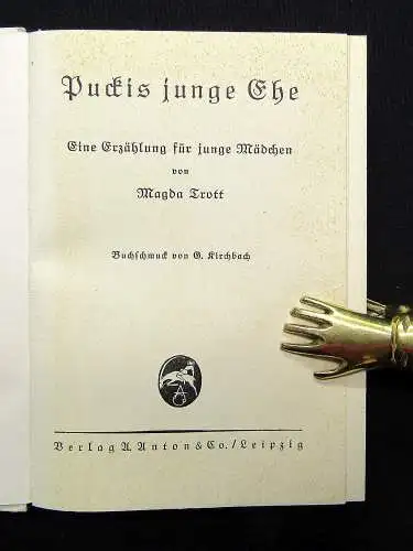 Magda Trott 4 Bände Pucki 1937  Kinderbücher Bilderbücher Literautur