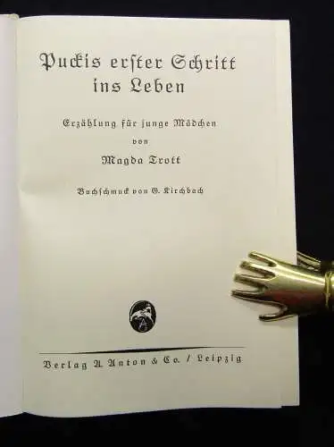 Magda Trott 4 Bände Pucki 1937  Kinderbücher Bilderbücher Literautur