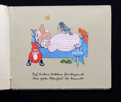 Holst Reinhardt Das himmlische Häschen um 1925 Kinderbuch Bilderbuch Sütterlin