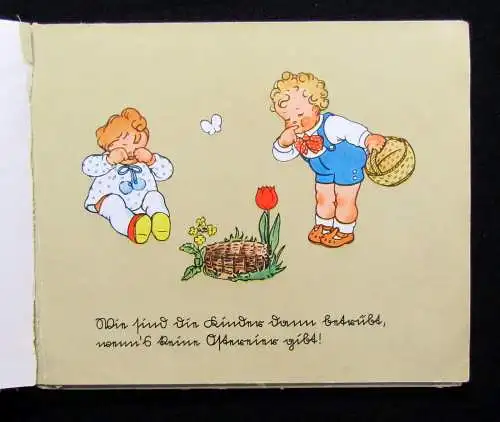 Holst Reinhardt Das himmlische Häschen um 1925 Kinderbuch Bilderbuch Sütterlin