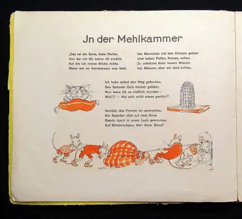 Arthur Platz Knabbermäuschen ohne Jahr um 1930 Kinderbuch Bilderbuch