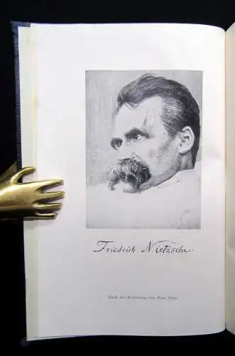 Friedrich Nietzsche Werke in zwei Bänden um 1900 Literatur Klassiker