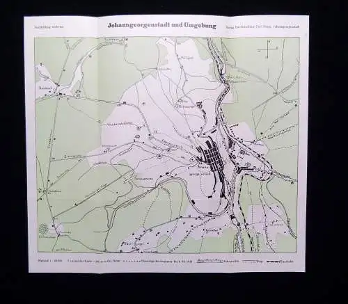 Mothes Vom Kamm zum Eger 4 Karten(3 Wanderkarten und 1 Übersichtskarte) 1939