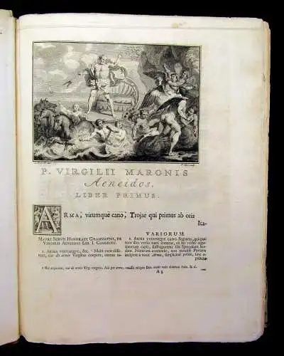 Virgilii Opera, cum Integris & Emendatioribus Commentariis Servii 4 Bände 1746