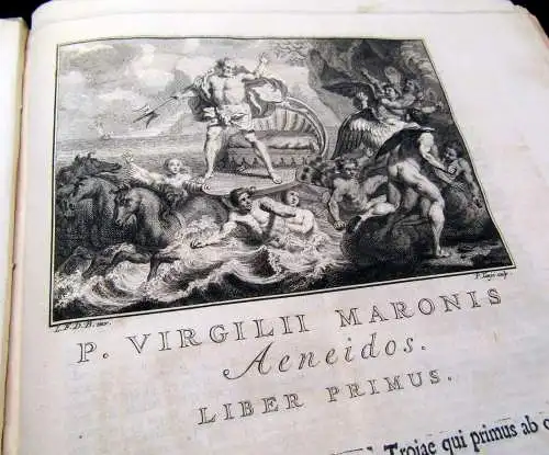 Virgilii Opera, cum Integris & Emendatioribus Commentariis Servii 4 Bände 1746