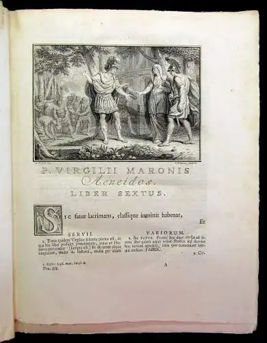 Virgilii Opera, cum Integris & Emendatioribus Commentariis Servii 4 Bände 1746