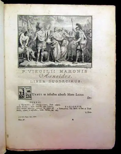 Virgilii Opera, cum Integris & Emendatioribus Commentariis Servii 4 Bände 1746